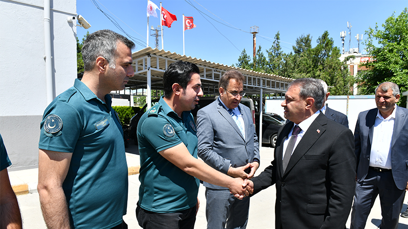 Vali Şıldak sınırda;