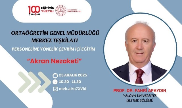 Milli Eğitim Bakanlığından personellerine Akran Nezaketi semineri