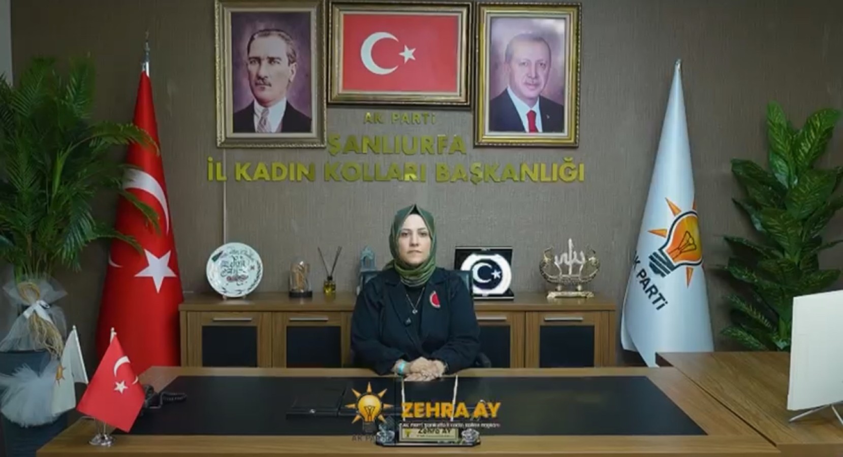 Ak Parti Kadın Kollarından Açıklama; FİLİSTİN YALNIZ DEĞİLDİR..;