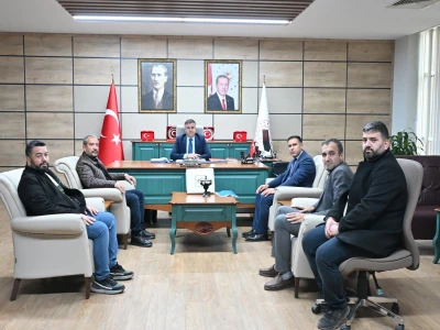 BAKKAL VE BAYİLER ODASI YÖNETİMİNDEN MÜLKİ AMİRLERE ZİYARET